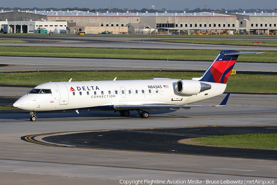 Delta Connection (Atlantic Southeast Airlines) Bombardier CRJ-200ER (N843AS) | Photo 150546