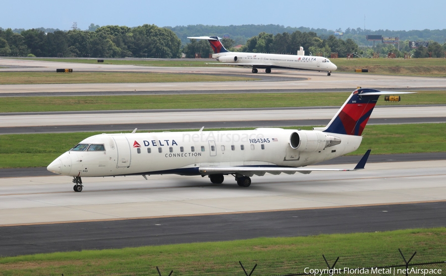 Delta Connection (Atlantic Southeast Airlines) Bombardier CRJ-200ER (N843AS) | Photo 318358