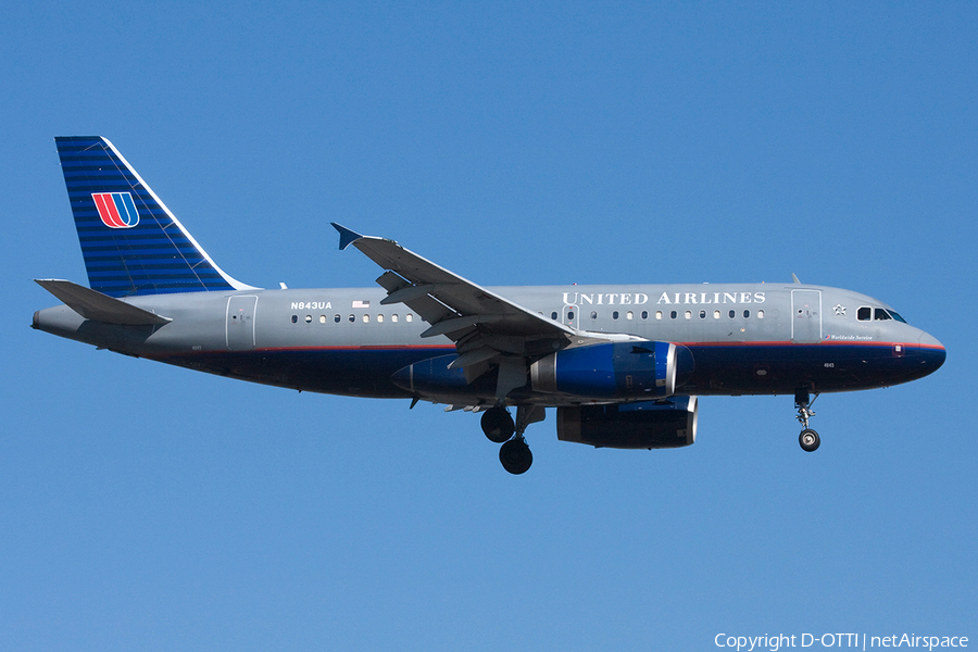 United Airlines Airbus A319-131 (N843UA) | Photo 261374