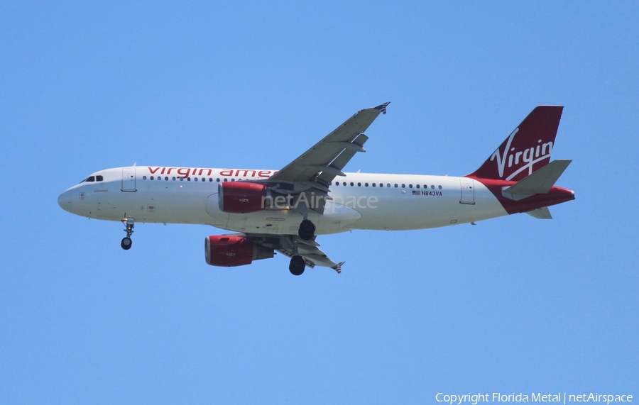 Virgin America Airbus A320-214 (N843VA) | Photo 318364