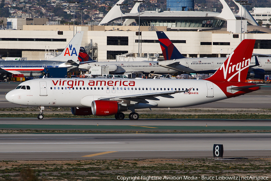 Virgin America Airbus A320-214 (N844VA) | Photo 104637