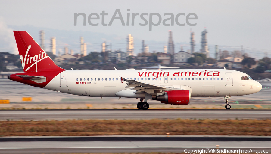 Virgin America Airbus A320-214 (N844VA) | Photo 117986