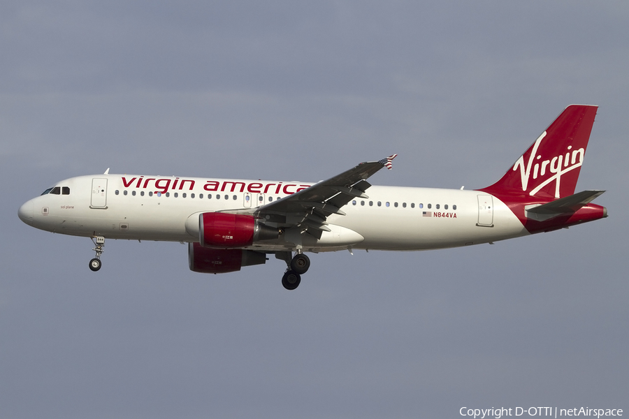 Virgin America Airbus A320-214 (N844VA) | Photo 426225