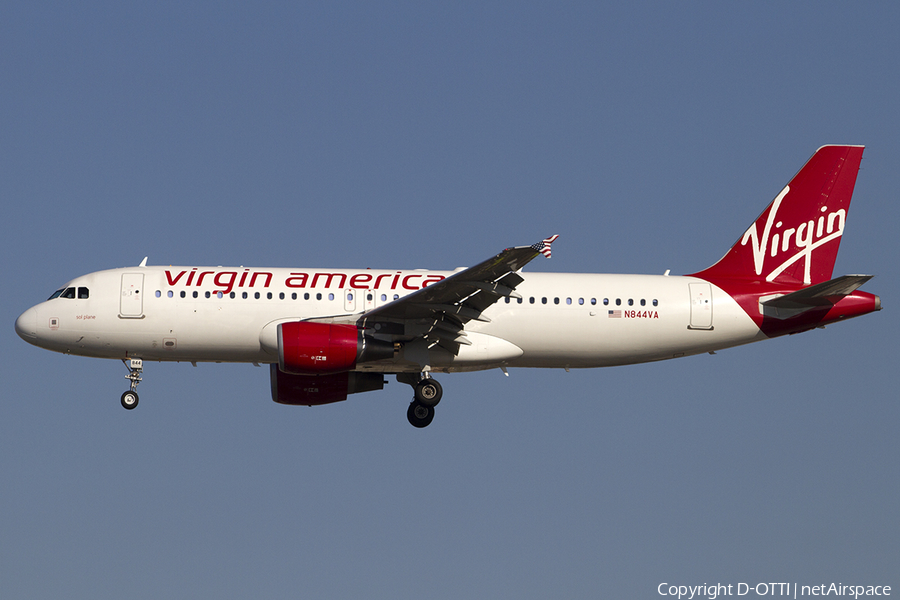 Virgin America Airbus A320-214 (N844VA) | Photo 470186