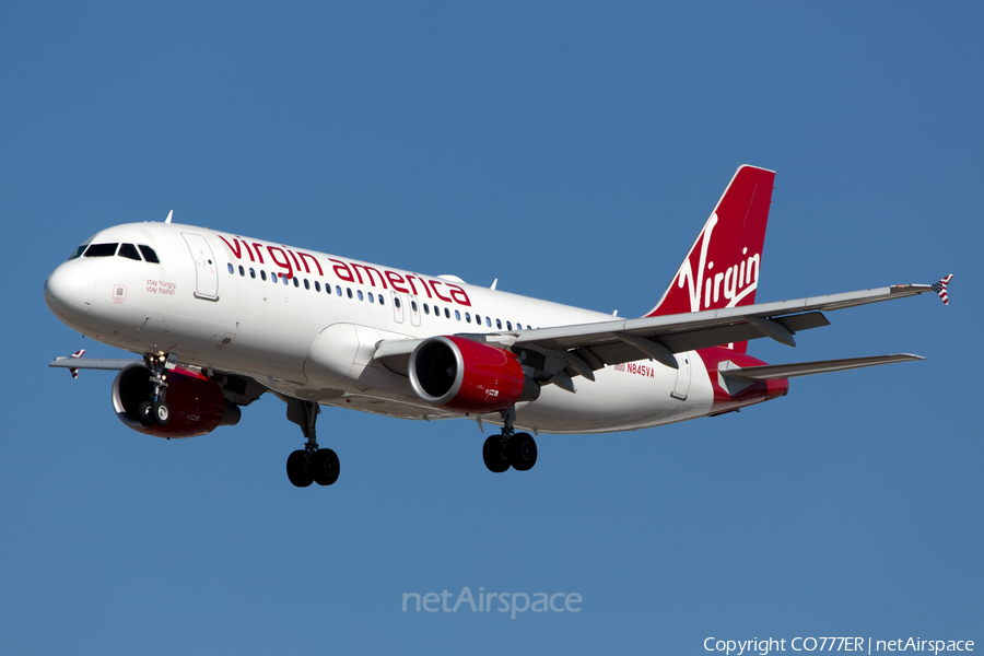 Virgin America Airbus A320-214 (N845VA) | Photo 102214