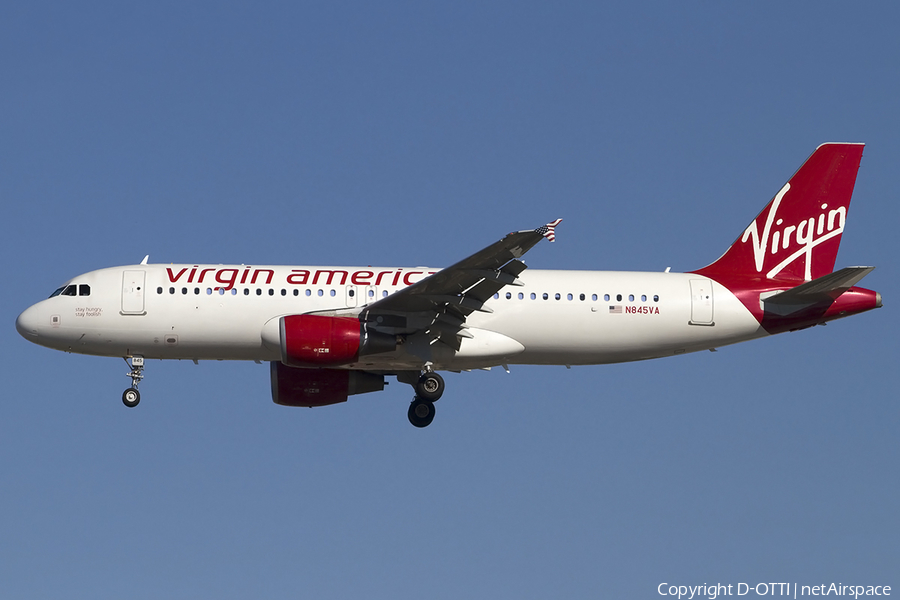 Virgin America Airbus A320-214 (N845VA) | Photo 457832