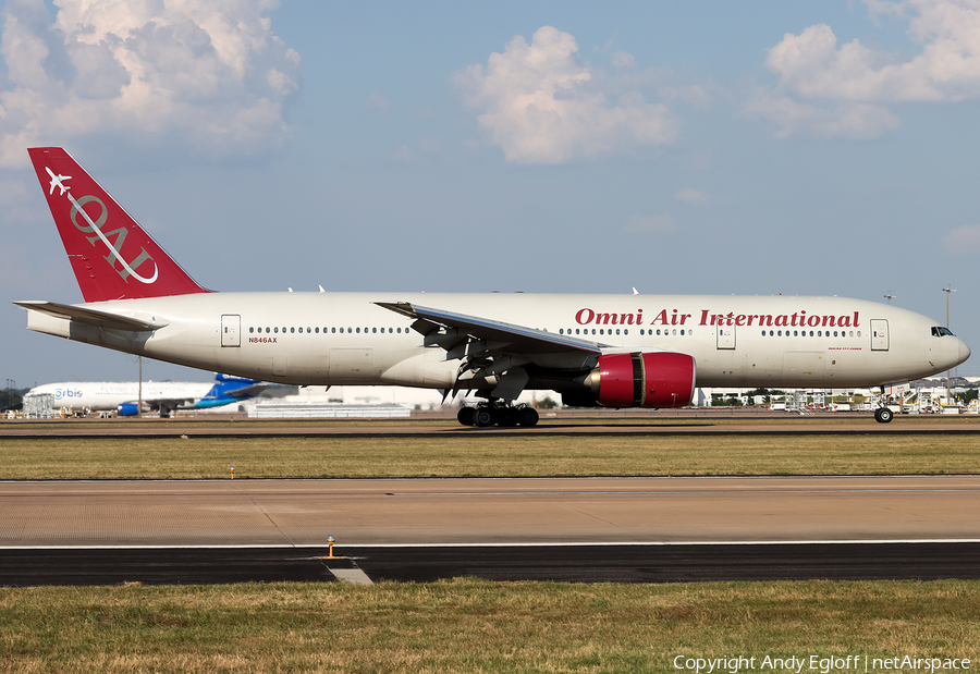 Omni Air International Boeing 777-2U8(ER) (N846AX) | Photo 389674