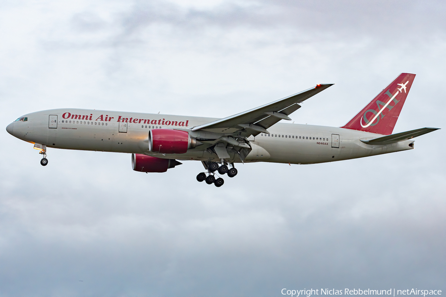 Omni Air International Boeing 777-2U8(ER) (N846AX) | Photo 374135