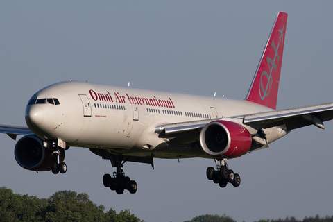 Omni Air International Boeing 777-2U8(ER) (N846AX) at  Hamburg - Fuhlsbuettel (Helmut Schmidt), Germany