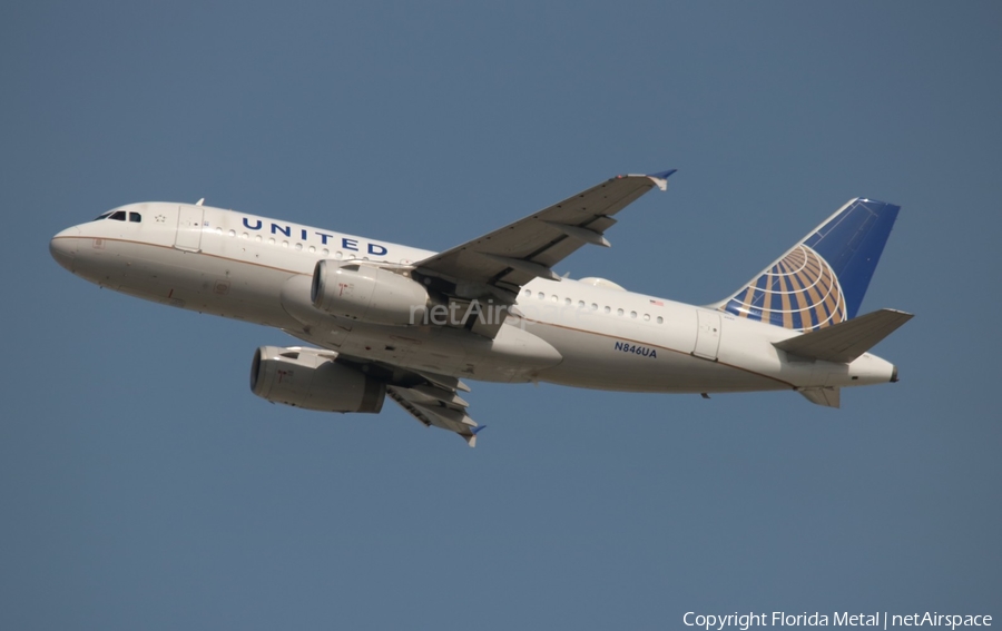 United Airlines Airbus A319-131 (N846UA) | Photo 318412