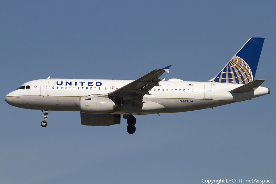 United Airlines Airbus A319-131 (N847UA) | Photo 457855