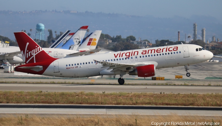 Virgin America Airbus A320-214 (N847VA) | Photo 294992
