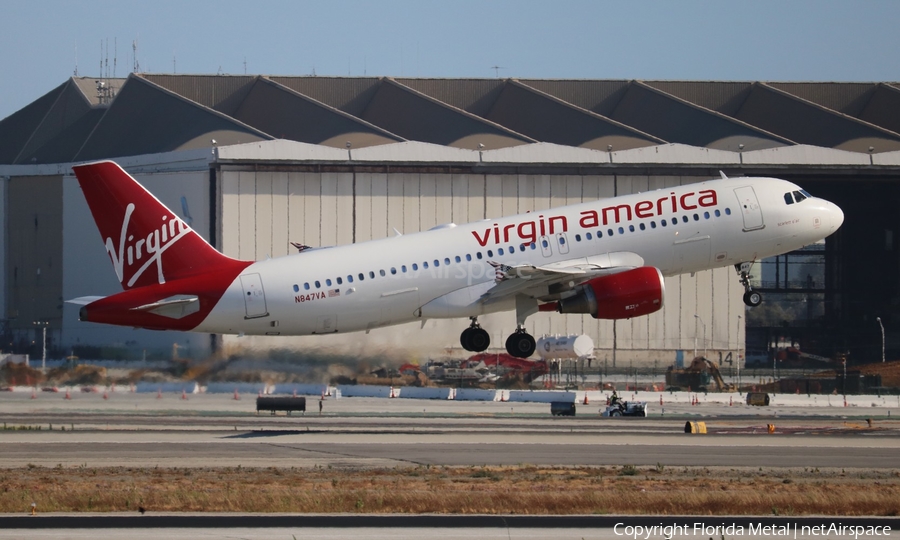 Virgin America Airbus A320-214 (N847VA) | Photo 318421