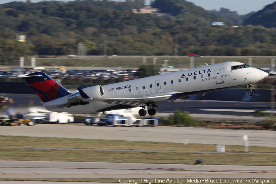Delta Connection (Atlantic Southeast Airlines) Bombardier CRJ-200LR (N848AS) | Photo 173156