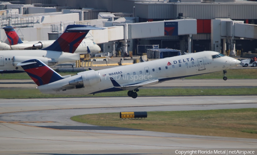 Delta Connection (ExpressJet Airlines) Bombardier CRJ-200LR (N848AS) | Photo 318424