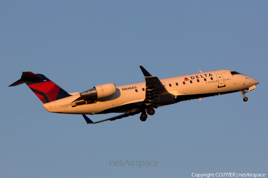 Delta Connection (ExpressJet Airlines) Bombardier CRJ-200LR (N848AS) | Photo 20888