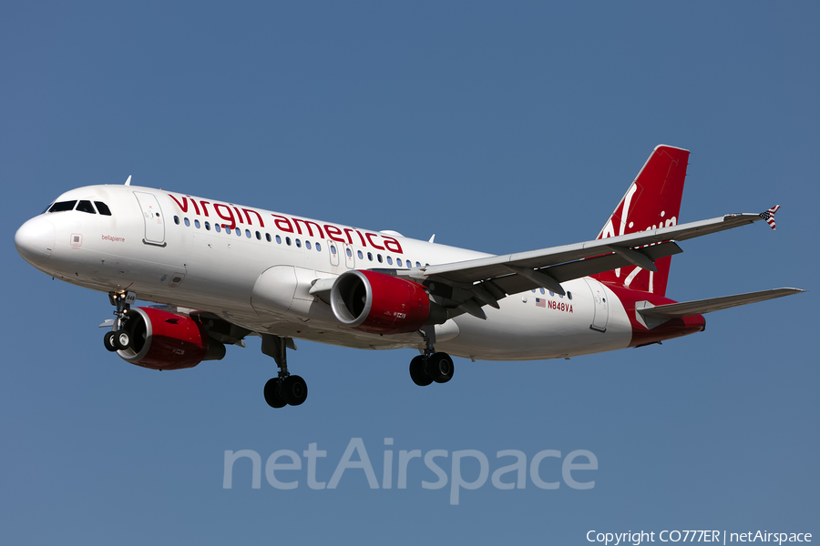 Virgin America Airbus A320-214 (N848VA) | Photo 242893