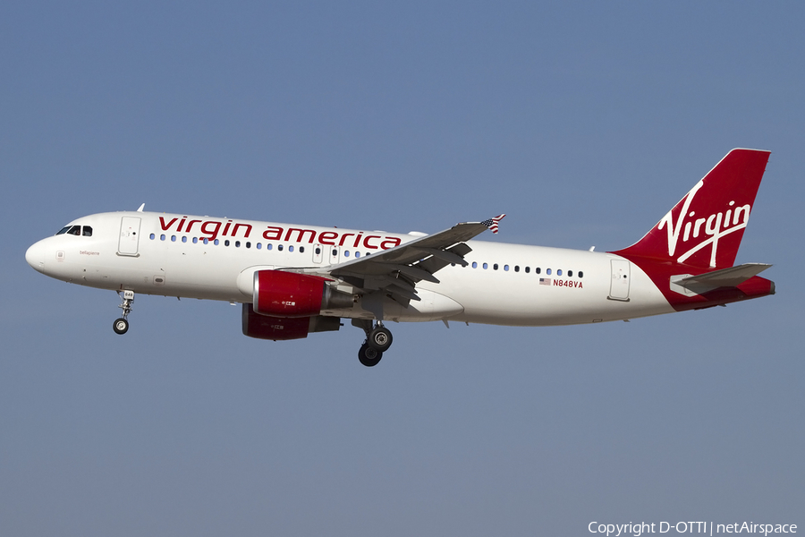 Virgin America Airbus A320-214 (N848VA) | Photo 424999