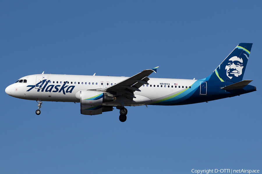 Alaska Airlines Airbus A320-214 (N848VA) | Photo 540067