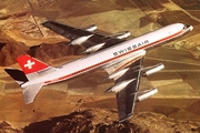 Swissair Convair 990-30A-6 Coronado (N8497H) at  International Airspace, (International Airspace)