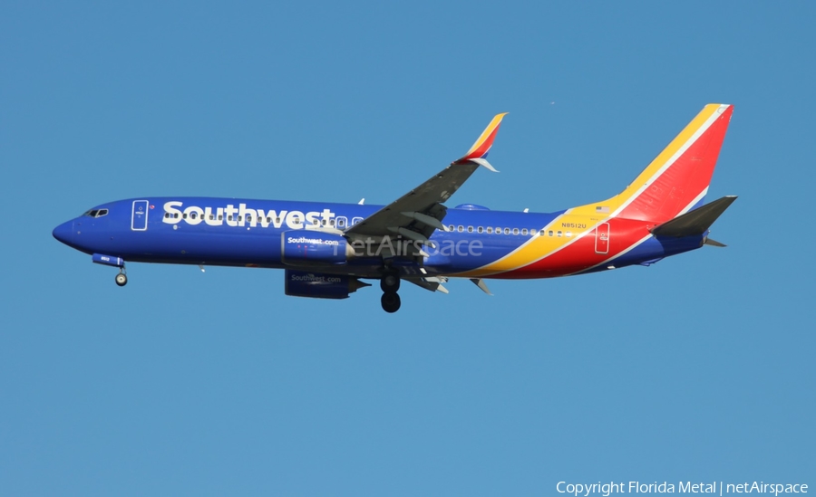 Southwest Airlines Boeing 737-8H4 (N8512U) | Photo 679304