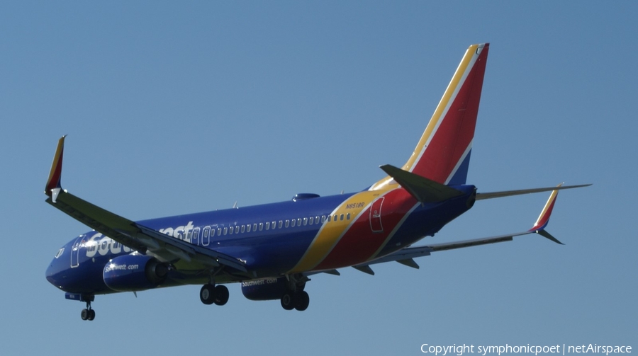 Southwest Airlines Boeing 737-8H4 (N8518R) | Photo 334045