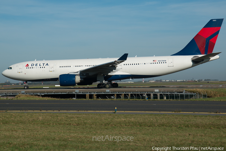 Delta Air Lines Airbus A330-223 (N851NW) | Photo 62691