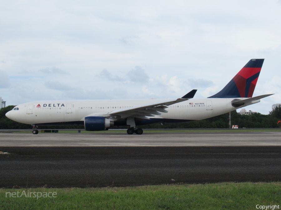 Delta Air Lines Airbus A330-223 (N851NW) | Photo 478772