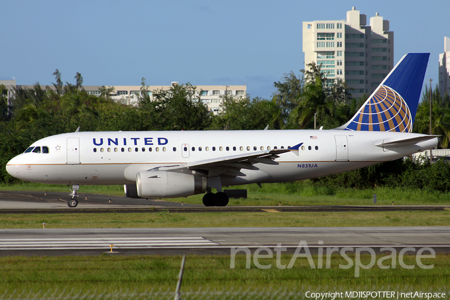 United Airlines Airbus A319-131 (N851UA) | Photo 79740