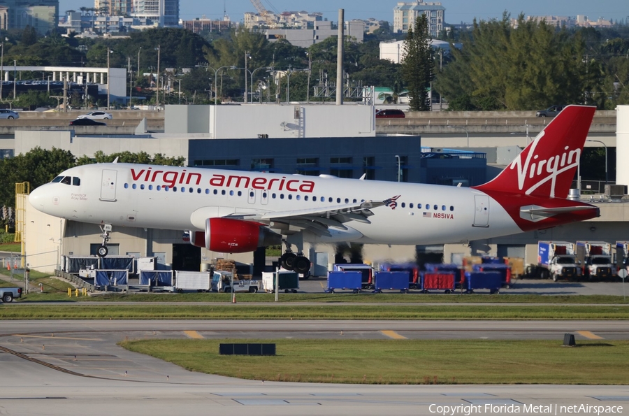 Virgin America Airbus A320-214 (N851VA) | Photo 318753