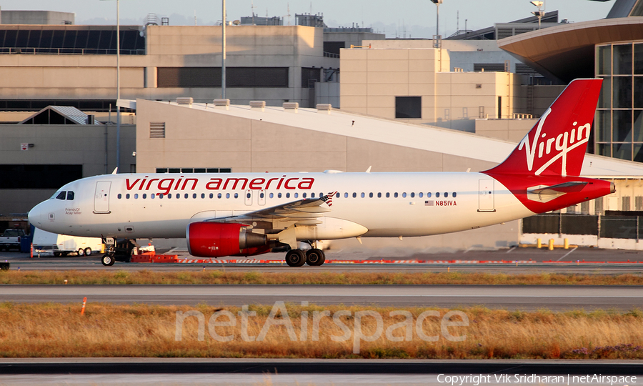 Virgin America Airbus A320-214 (N851VA) | Photo 107402