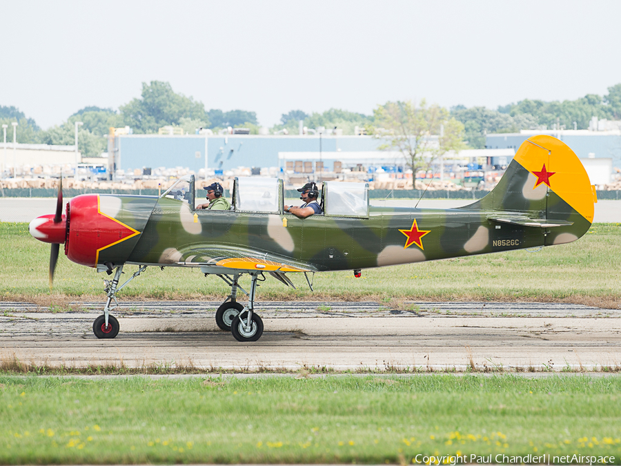 (Private) Yakovlev Yak-52 (N852GC) | Photo 123072