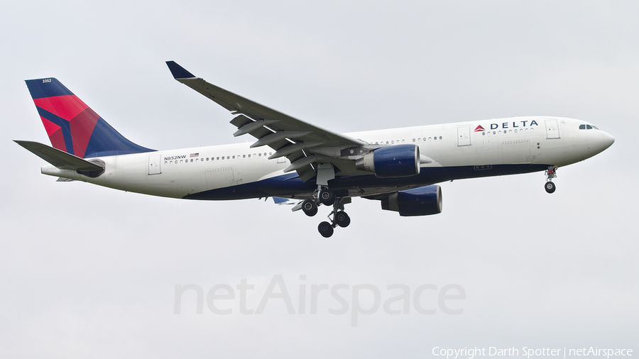 Delta Air Lines Airbus A330-223 (N852NW) | Photo 267141