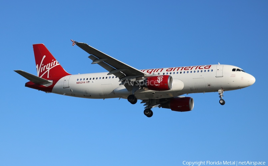 Virgin America Airbus A320-214 (N852VA) | Photo 318761