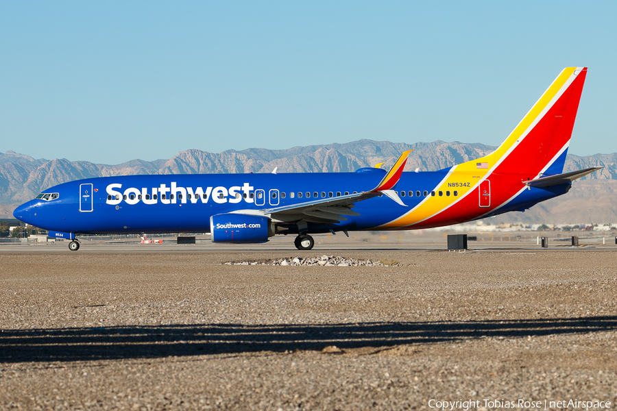 Southwest Airlines Boeing 737-8H4 (N8534Z) | Photo 331868