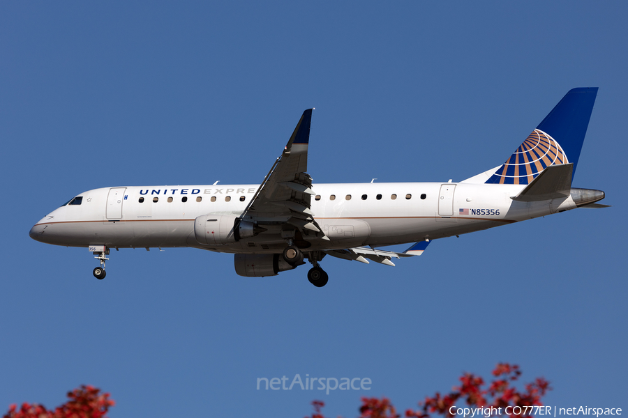 United Express (Mesa Airlines) Embraer ERJ-175LR (ERJ-170-200LR) (N85356) | Photo 425251