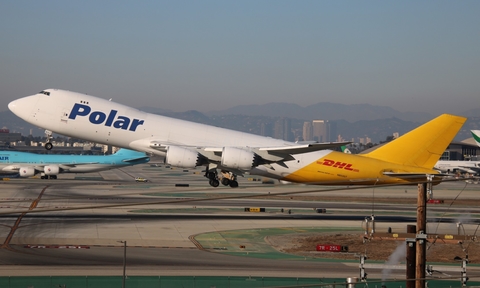 Polar Air Cargo Boeing 747-87UF (N853GT) at  Los Angeles - International, United States