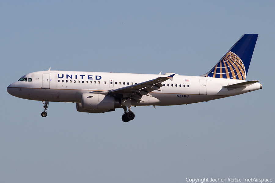United Airlines Airbus A319-131 (N853UA) | Photo 41417