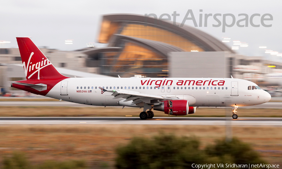 Virgin America Airbus A320-214 (N853VA) | Photo 107427