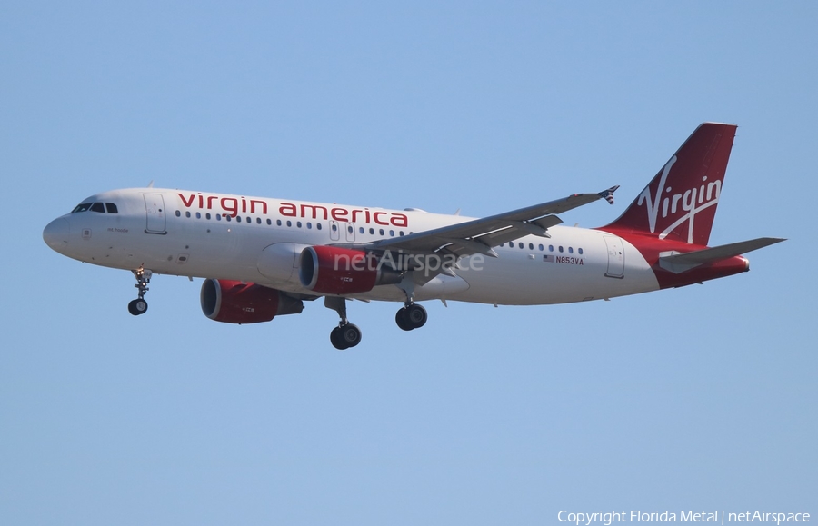 Virgin America Airbus A320-214 (N853VA) | Photo 318769