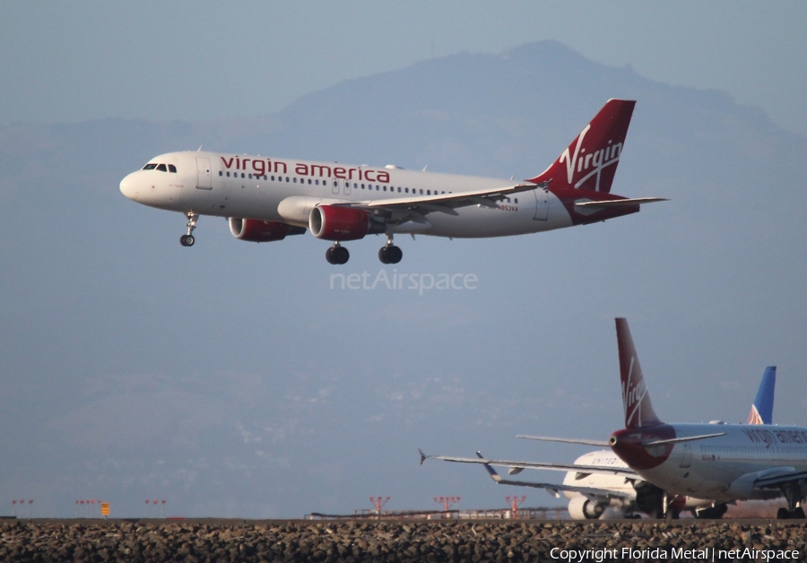 Virgin America Airbus A320-214 (N853VA) | Photo 318768