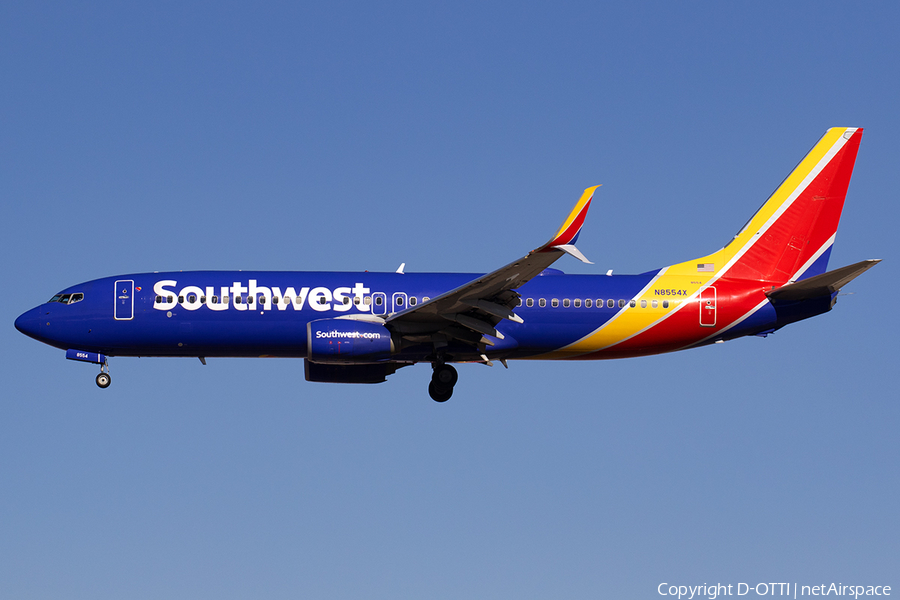 Southwest Airlines Boeing 737-8H4 (N8554X) | Photo 555974