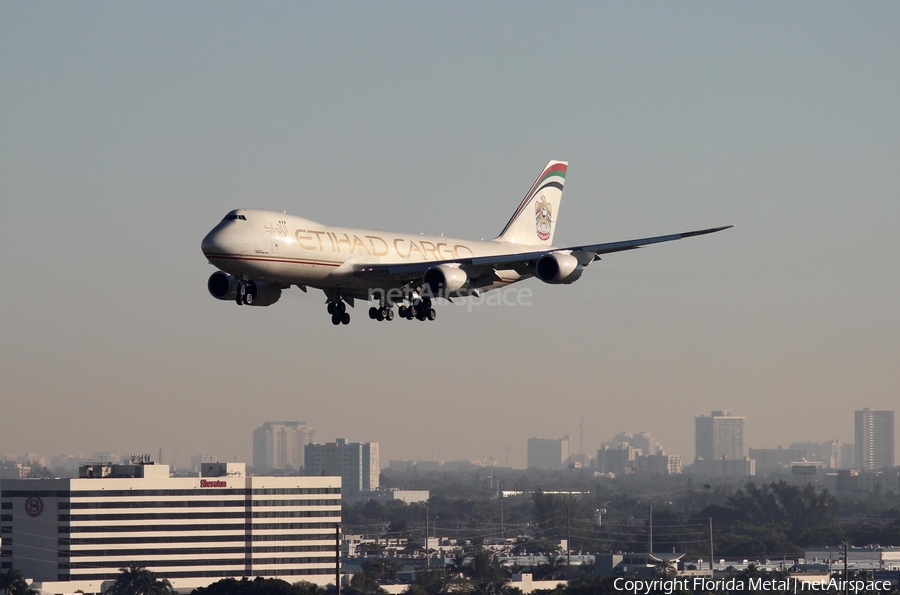Etihad Cargo (Atlas Air) Boeing 747-87UF (N855GT) | Photo 296320