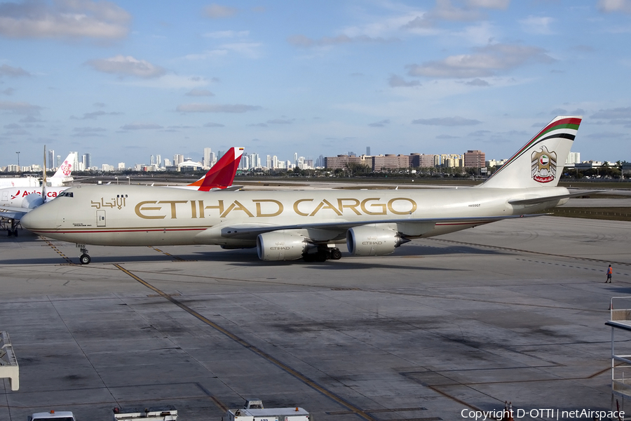 Etihad Cargo (Atlas Air) Boeing 747-87UF (N855GT) | Photo 432057