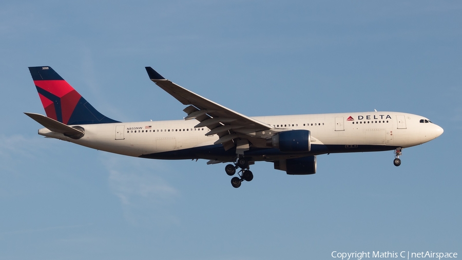 Delta Air Lines Airbus A330-223 (N855NW) | Photo 524481