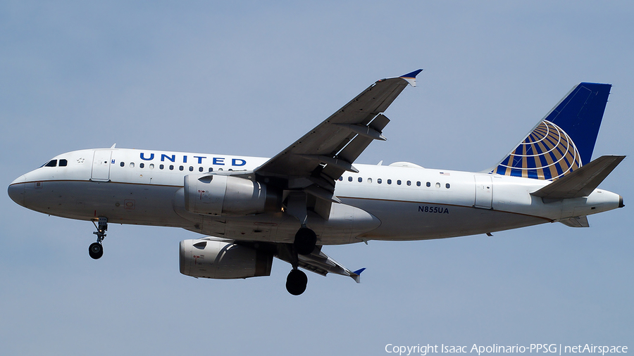 United Airlines Airbus A319-131 (N855UA) | Photo 168874
