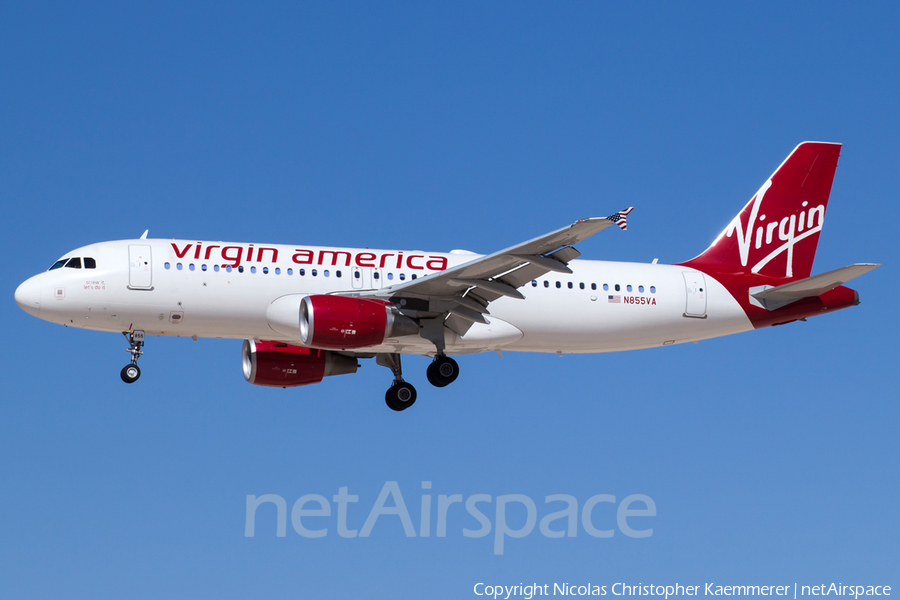 Virgin America Airbus A320-214 (N855VA) | Photo 127349