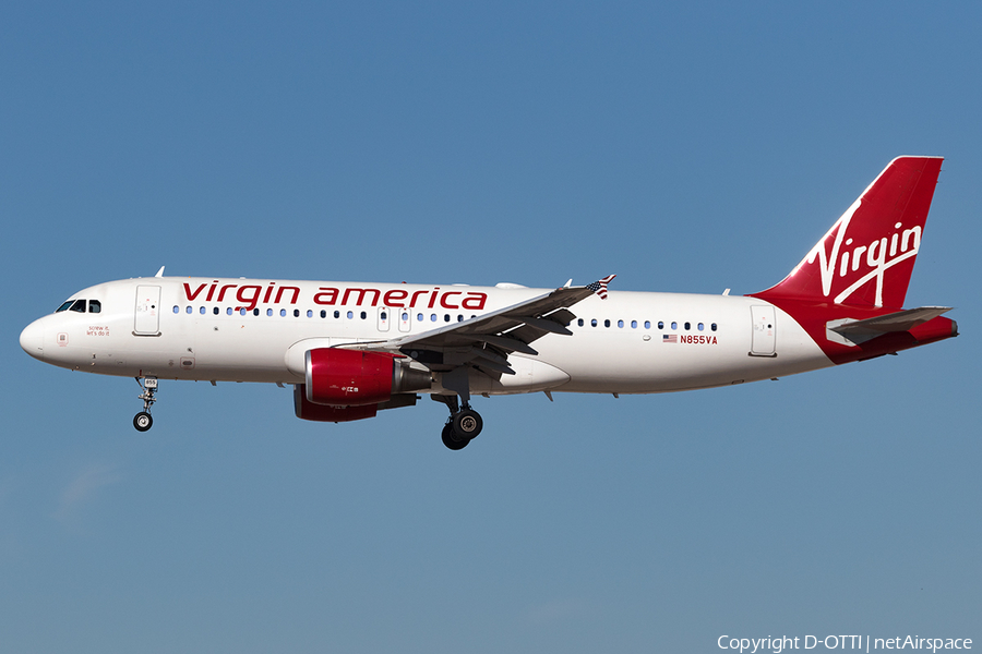 Virgin America Airbus A320-214 (N855VA) | Photo 141503