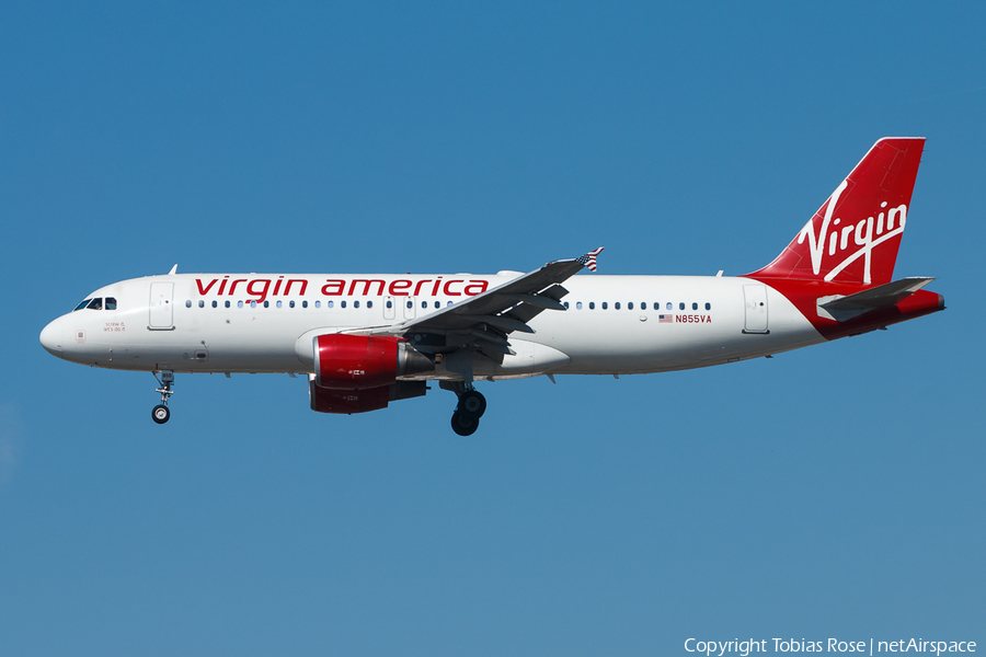 Virgin America Airbus A320-214 (N855VA) | Photo 300106