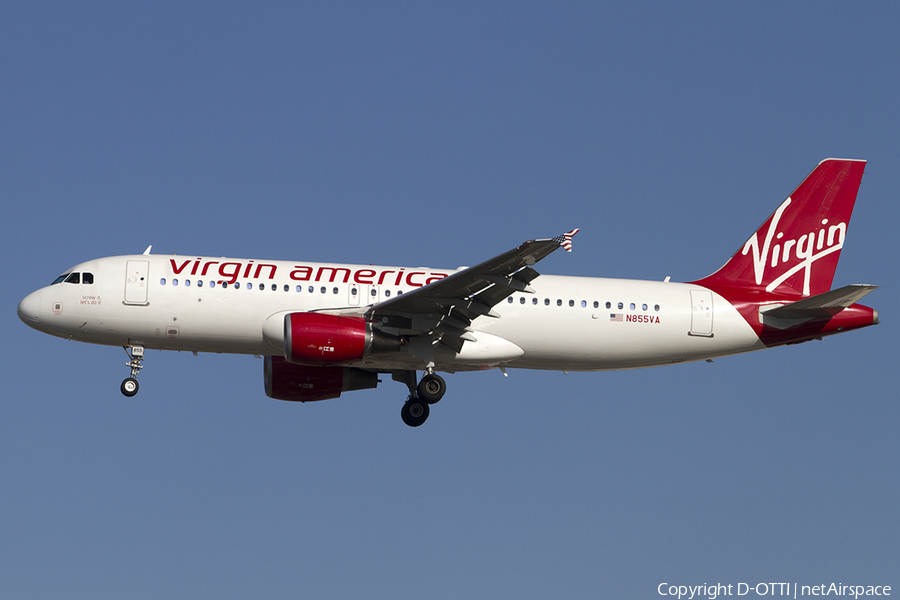 Virgin America Airbus A320-214 (N855VA) | Photo 469518